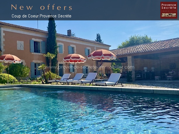 Authentic Bastide in the Luberon with panoramic view and swimming pool